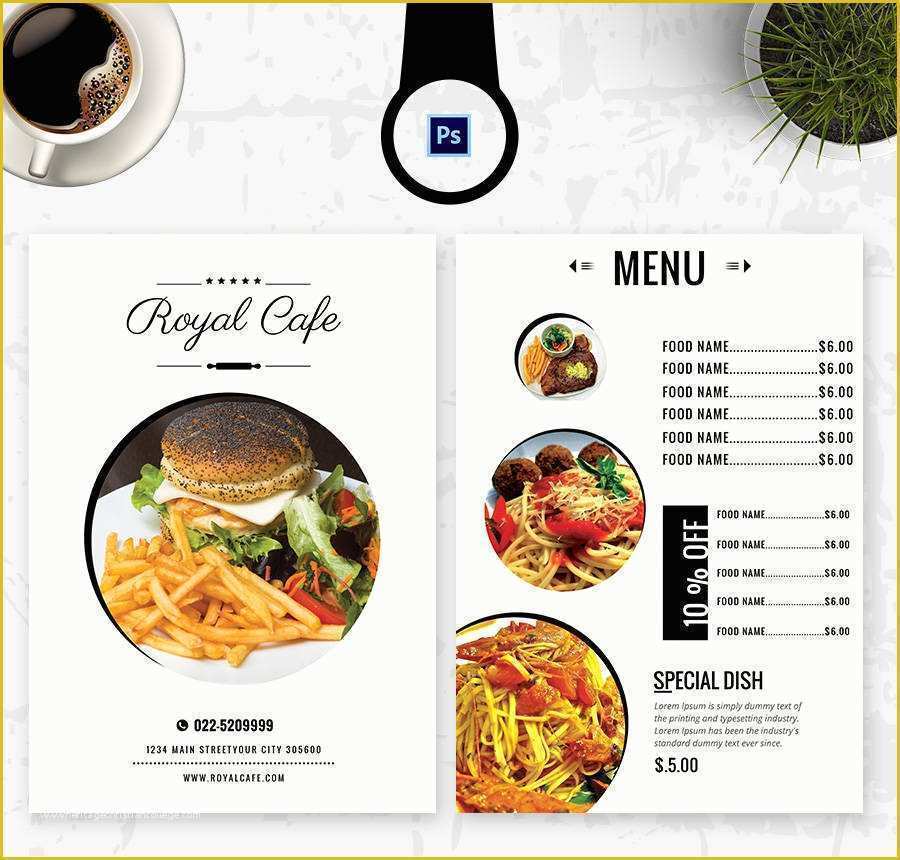 18 free food, restaurant, & menu powerpoint template downloads 2024