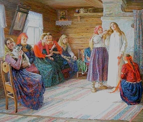 Непристойные песни и подглядывание: как проходила первая брачная ночь на руси? | кто?что?где?